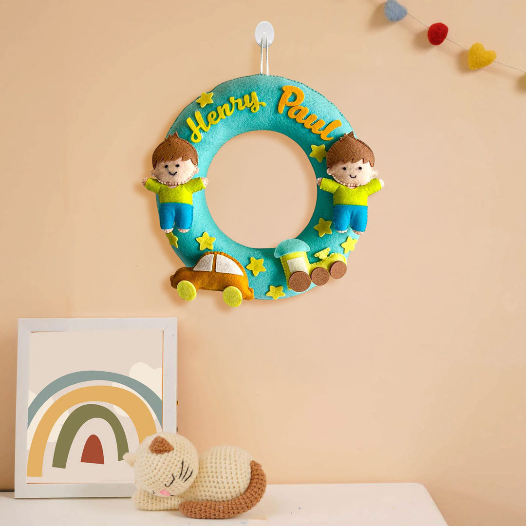 Babble Wrap Brothers Forever Name Hanging