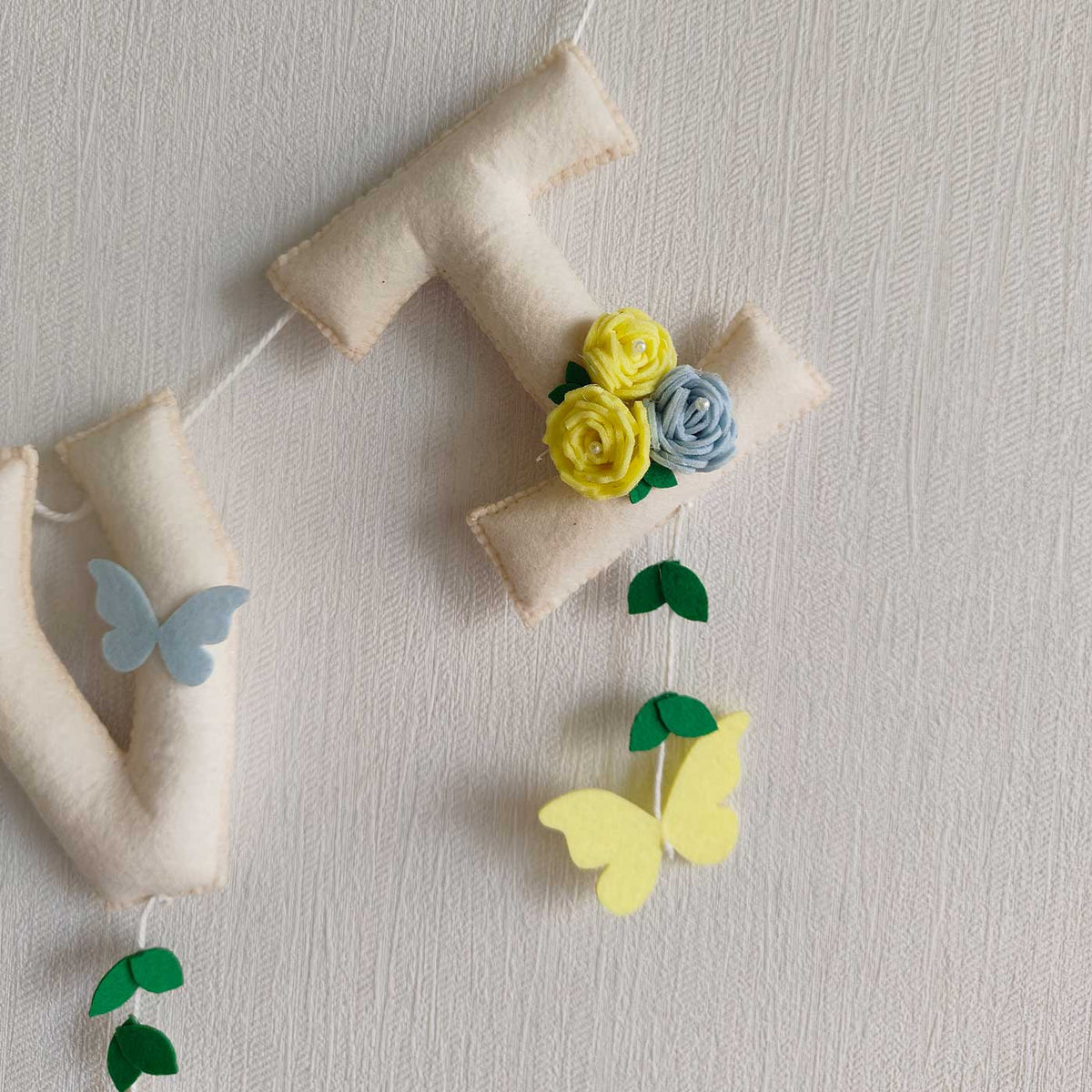 Babble Wrap Butterfly Meadows Name Bunting/Garland