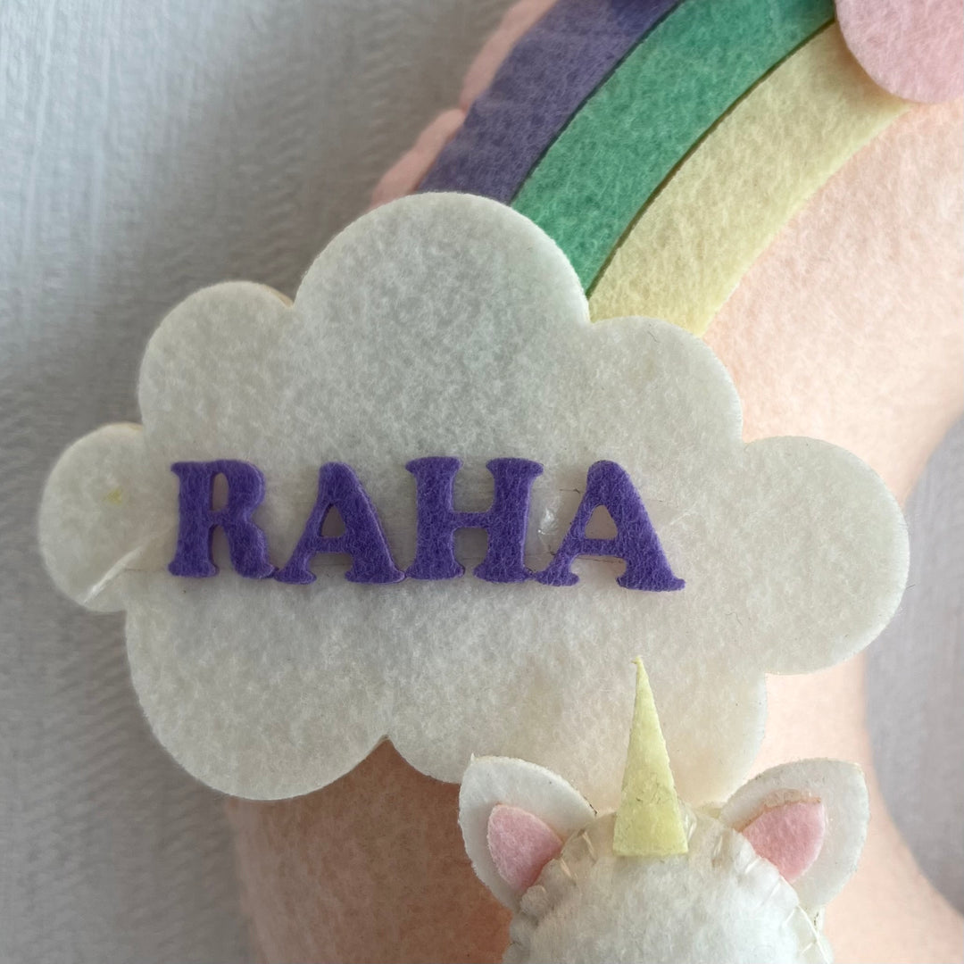 Babble Wrap Cloud Nine Unicorn Name Hanging