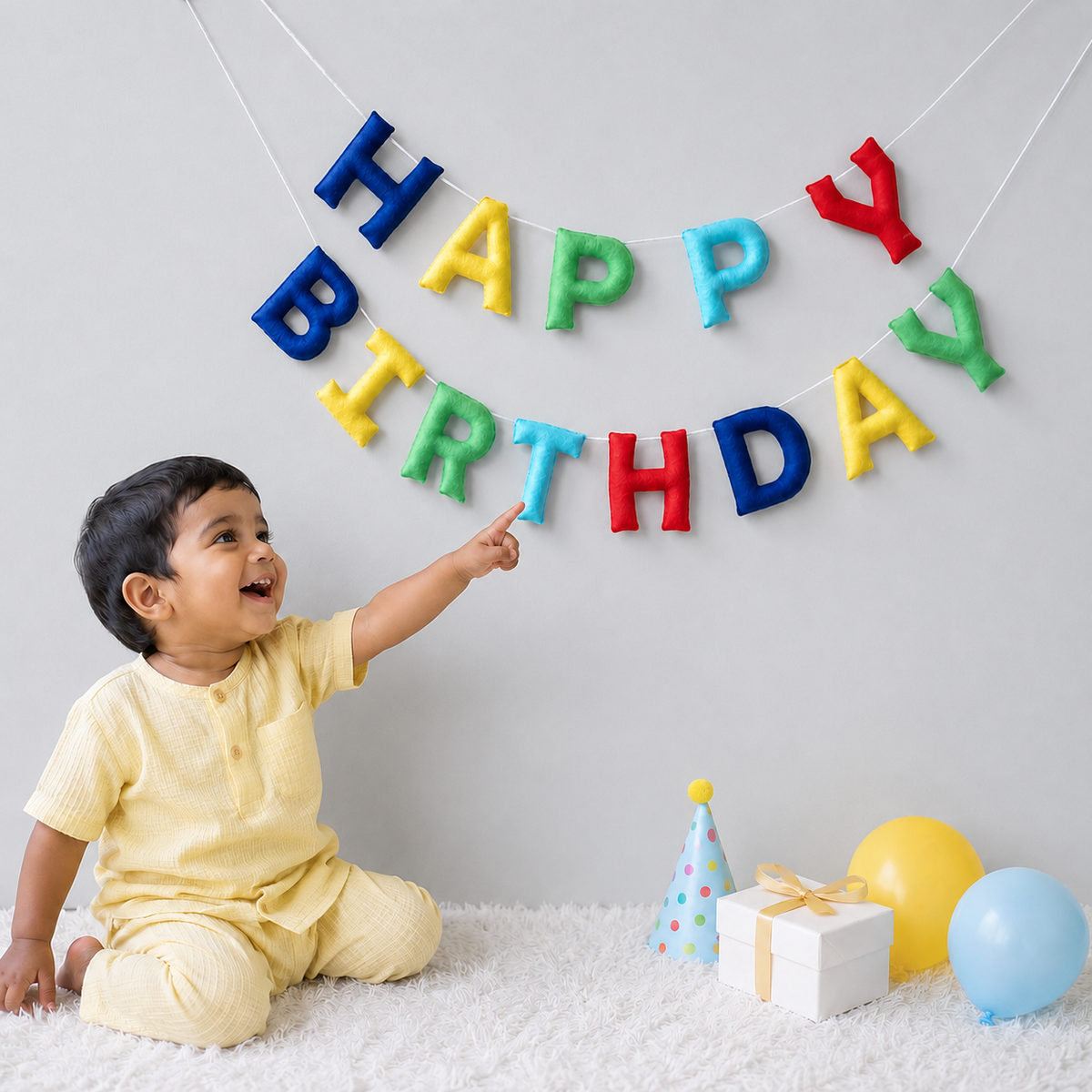 Babble Wrap ColourPop Birthday Bunting/Garland