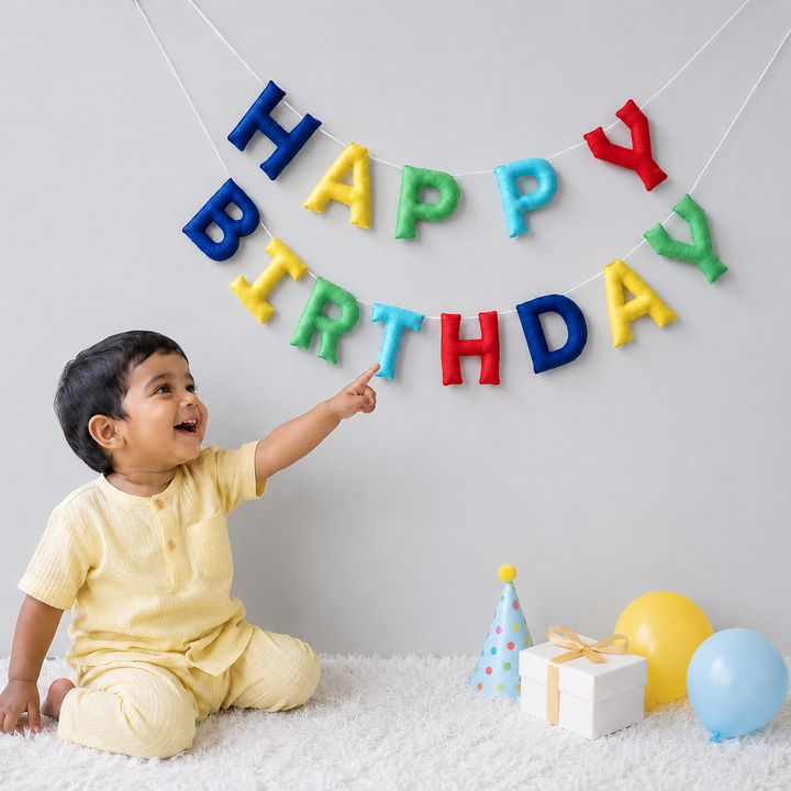 Babble Wrap ColourPop Birthday Bunting/Garland