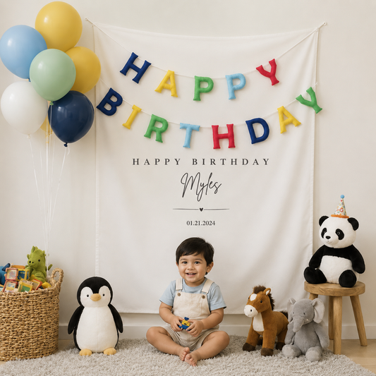 Babble Wrap ColourPop Birthday Bunting/Garland