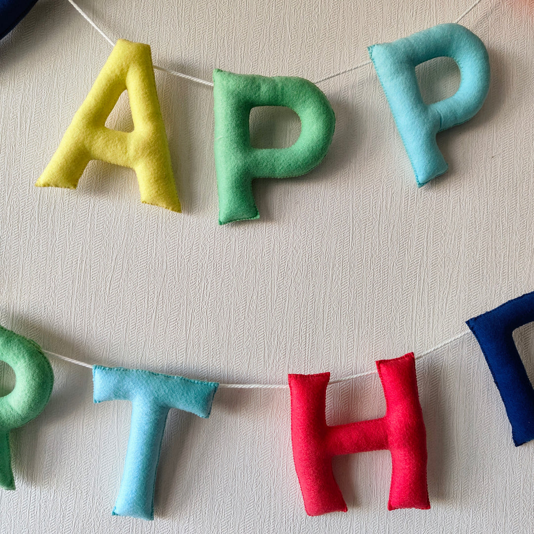 Babble Wrap ColourPop Birthday Bunting/Garland