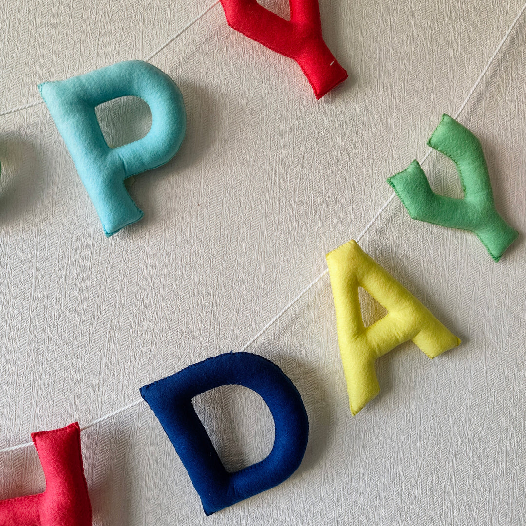 Babble Wrap ColourPop Birthday Bunting/Garland