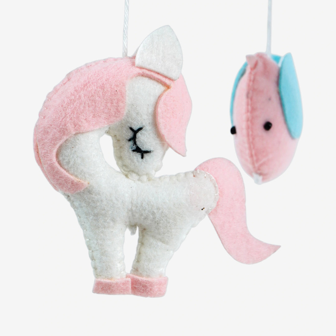 Babble Wrap Cot / Crib Mobile - Hot Air Balloon