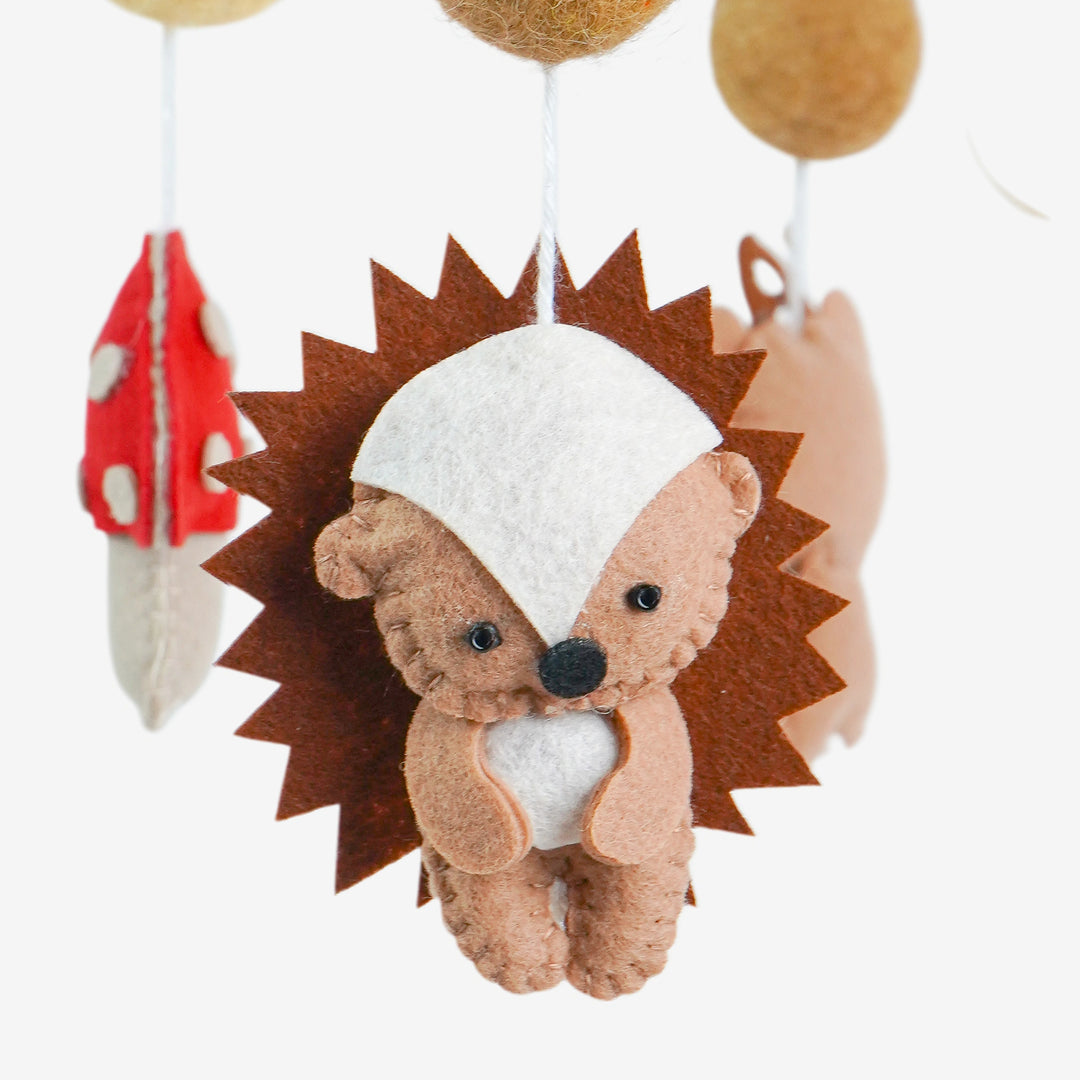 Babble Wrap Cot / Crib Mobile - Little Woodland Tales