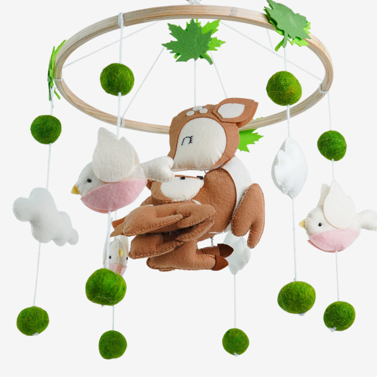 Babble Wrap Cot / Crib Mobile - Mommy's Little Fawn