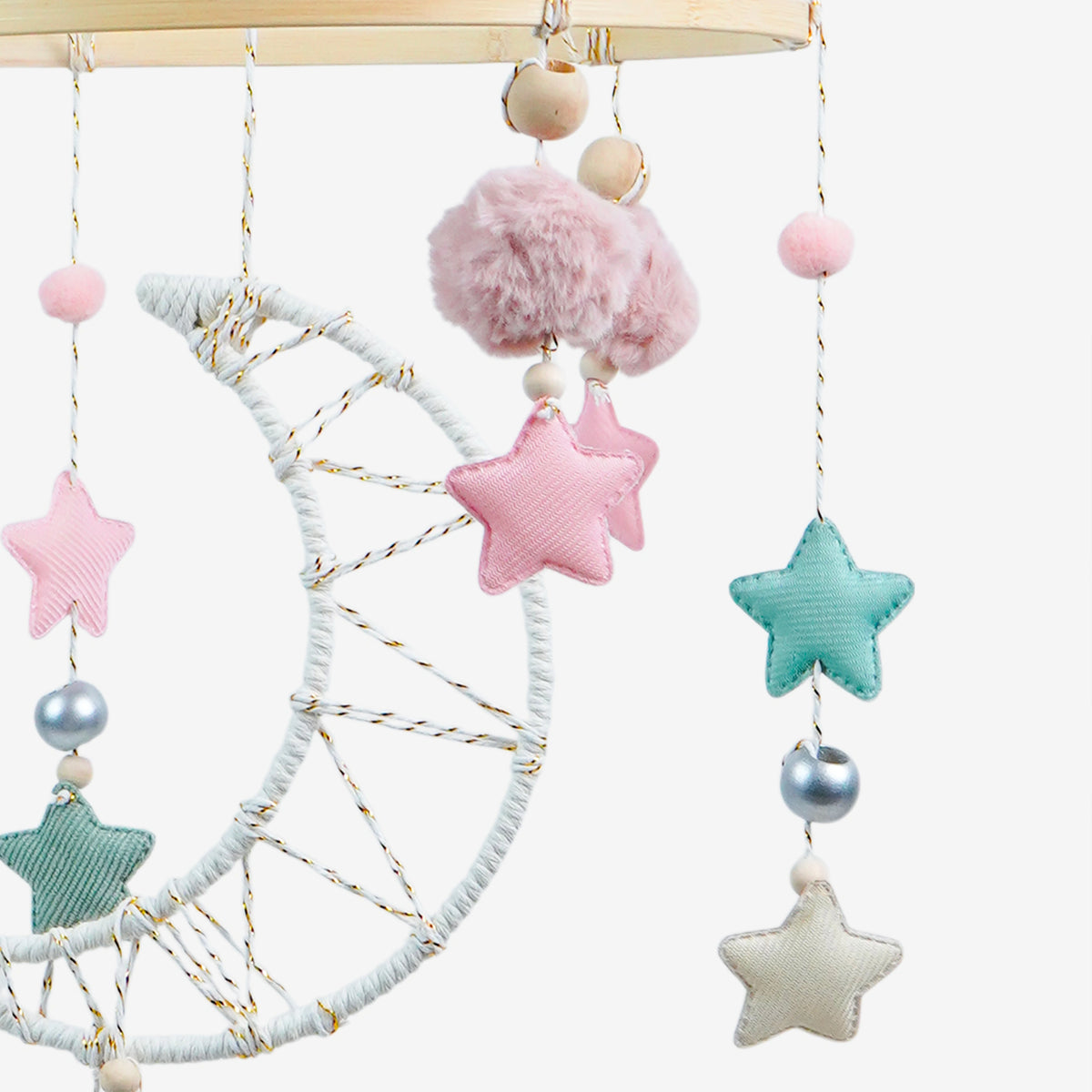 Babble Wrap Cot / Crib Mobile - Starry Moon