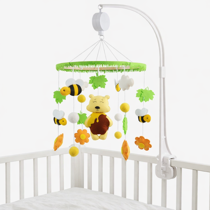 Babble Wrap Cot / Crib Mobile - Sweet Honey Dreams
