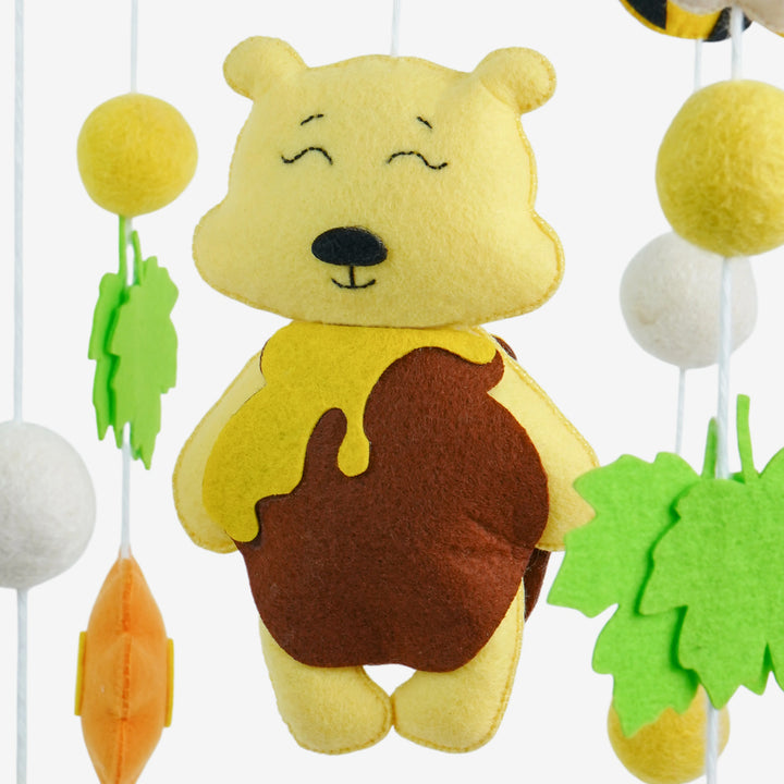 Babble Wrap Cot / Crib Mobile - Sweet Honey Dreams