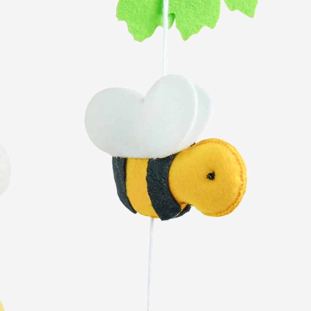 Babble Wrap Cot / Crib Mobile - Sweet Honey Dreams