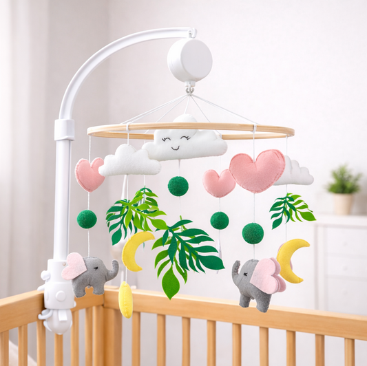 Babble Wrap Cot / Crib Mobile - Tiny Trunk