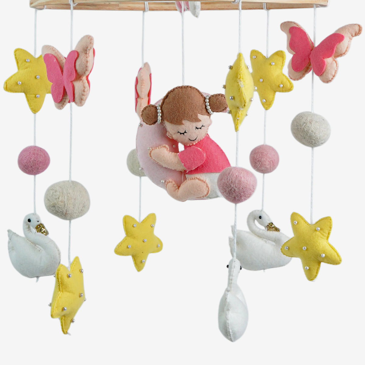 Babble Wrap Cot / Crib Mobile - Twinkling Princess