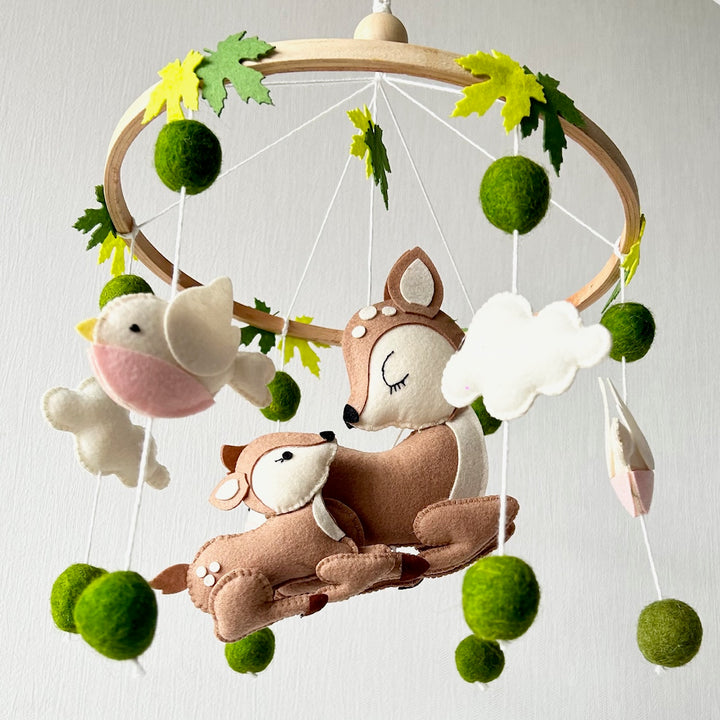 Babble Wrap Cot / Crib Mobile - Mommy's Little Fawn