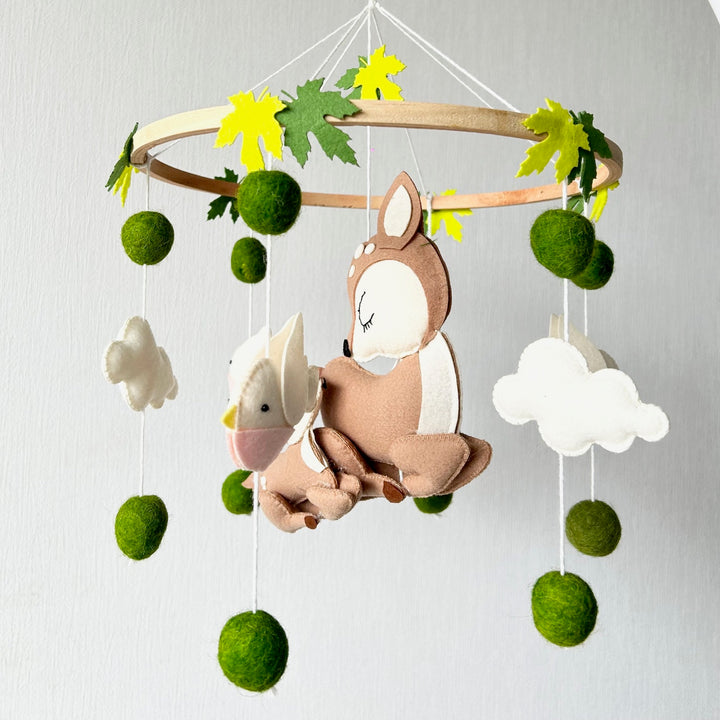 Babble Wrap Cot / Crib Mobile - Mommy's Little Fawn