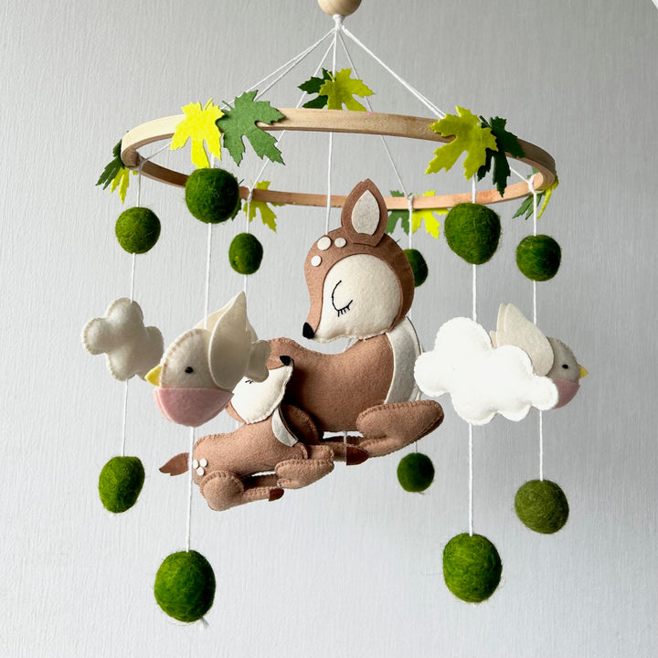 Babble Wrap Cot / Crib Mobile - Mommy's Little Fawn