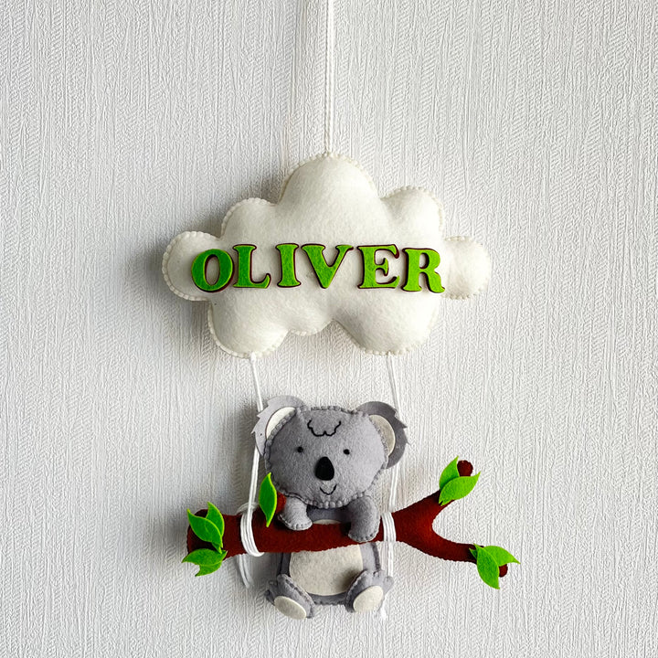 Babble Wrap Dreamy Koala Name Hanging