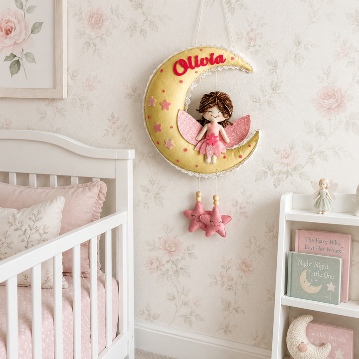 Babble Wrap  Fairy Blossom Name Hanging
