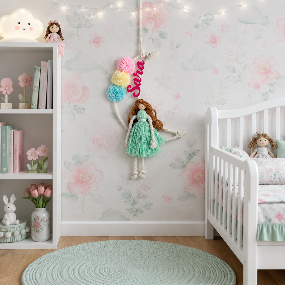 Babble Wrap Fifi Macrame Name Hanging