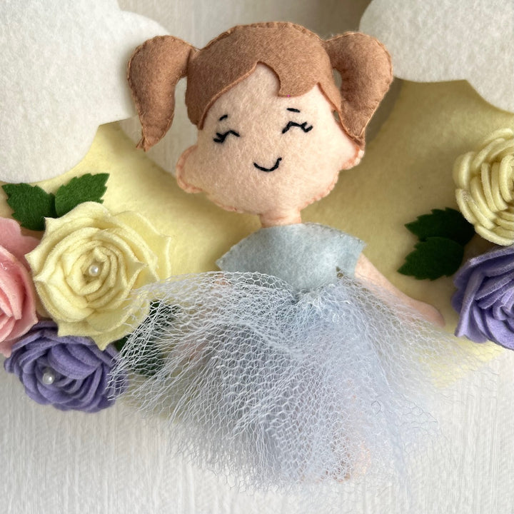 Babble Wrap  Flower Fairy Name Hanging