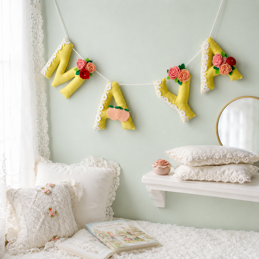 Babble Wrap Flower Field Bunting Garland