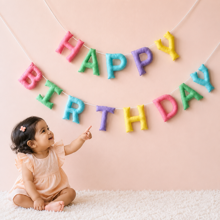 Babble Wrap JoyFul Birthday Bunting/Garland
