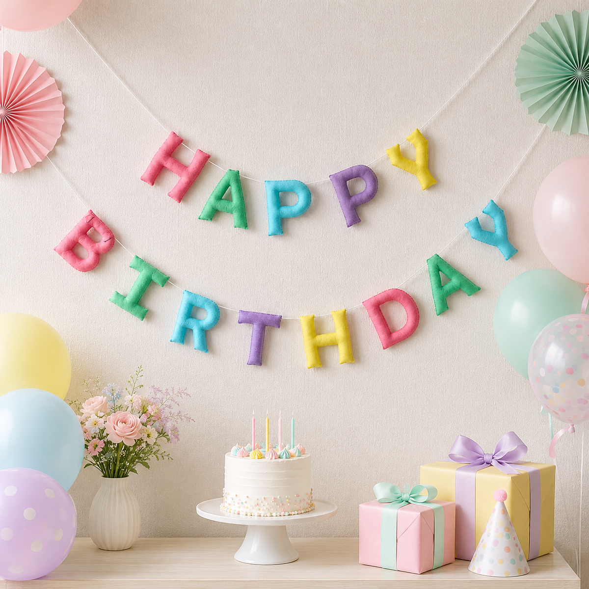 Babble Wrap JoyFul Birthday Bunting/Garland