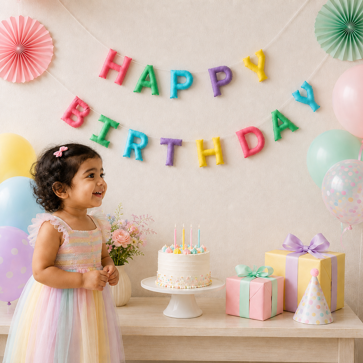 Babble Wrap JoyFul Birthday Bunting/Garland