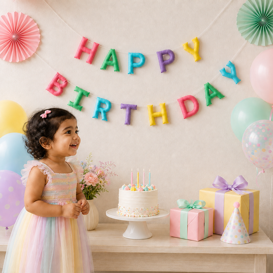 Babble Wrap JoyFul Birthday Bunting/Garland