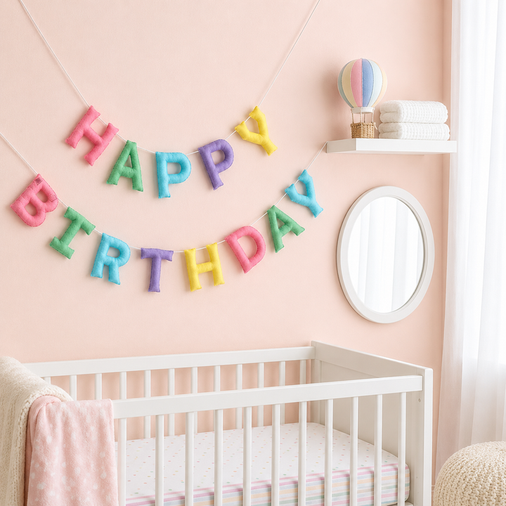 Babble Wrap JoyFul Birthday Bunting/Garland