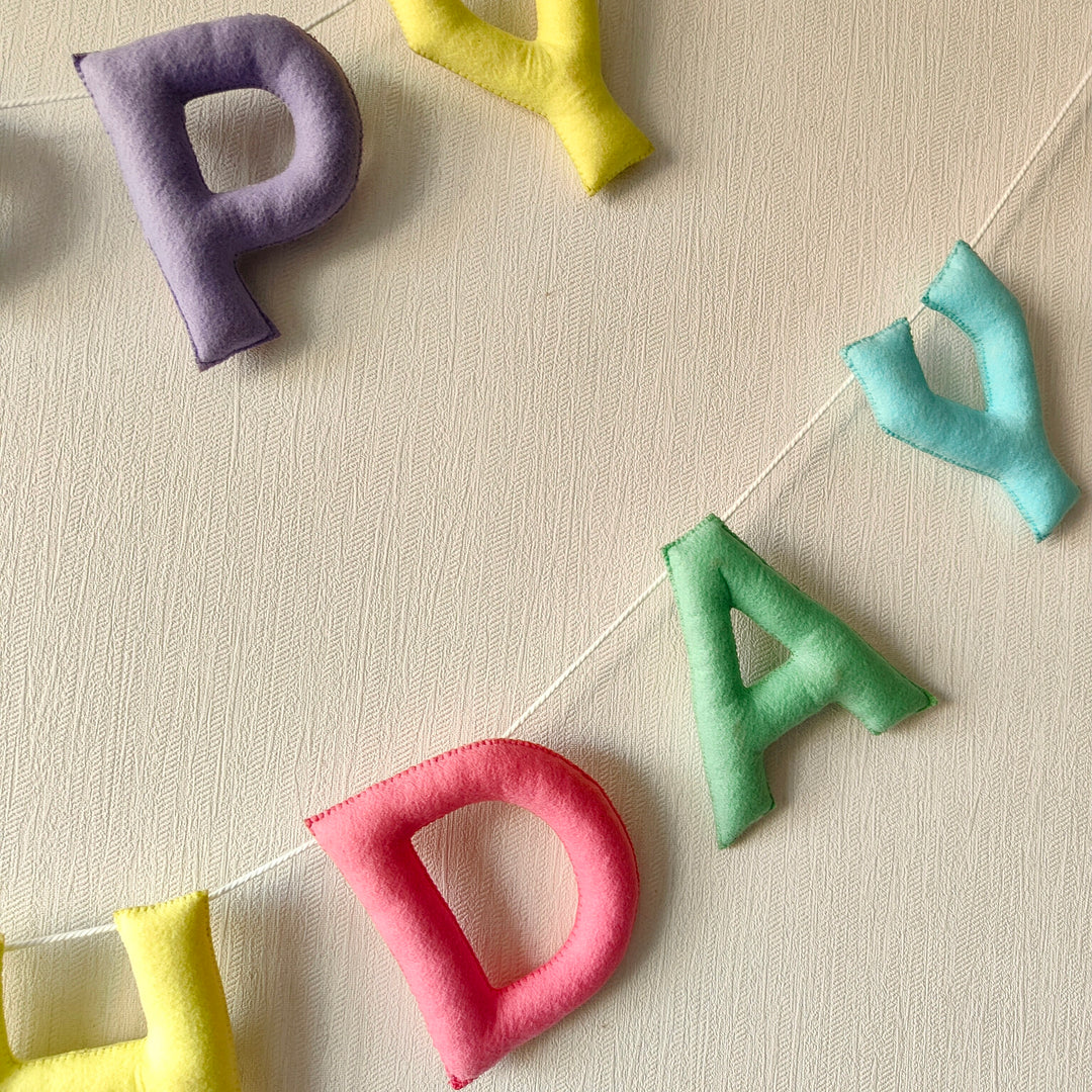 Babble Wrap JoyFul Birthday Bunting/Garland