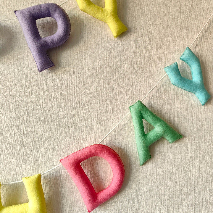 Babble Wrap JoyFul Birthday Bunting/Garland