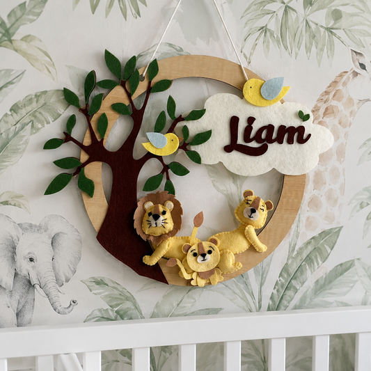 Babble Wrap King of the Jungle Name Hanging