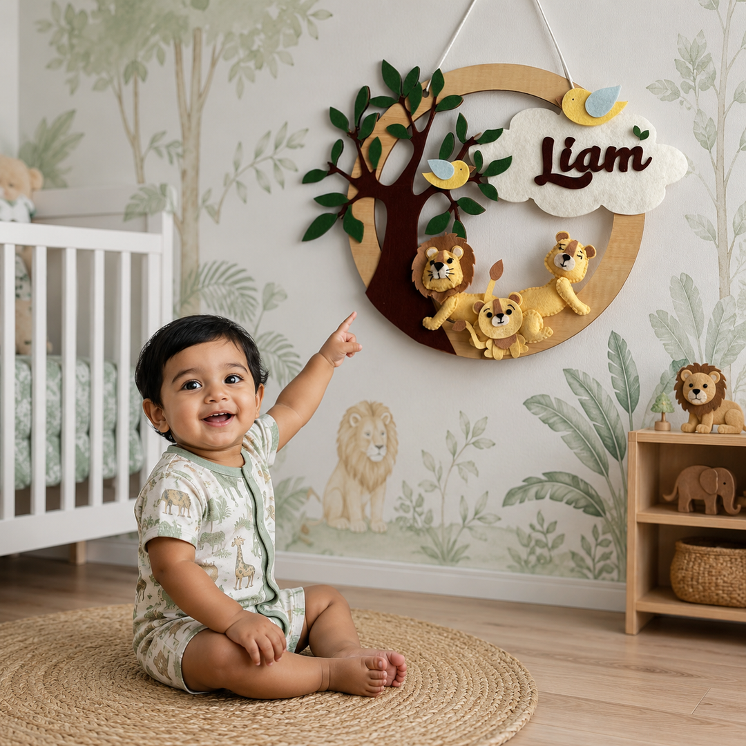 Babble Wrap King of the Jungle Name Hanging