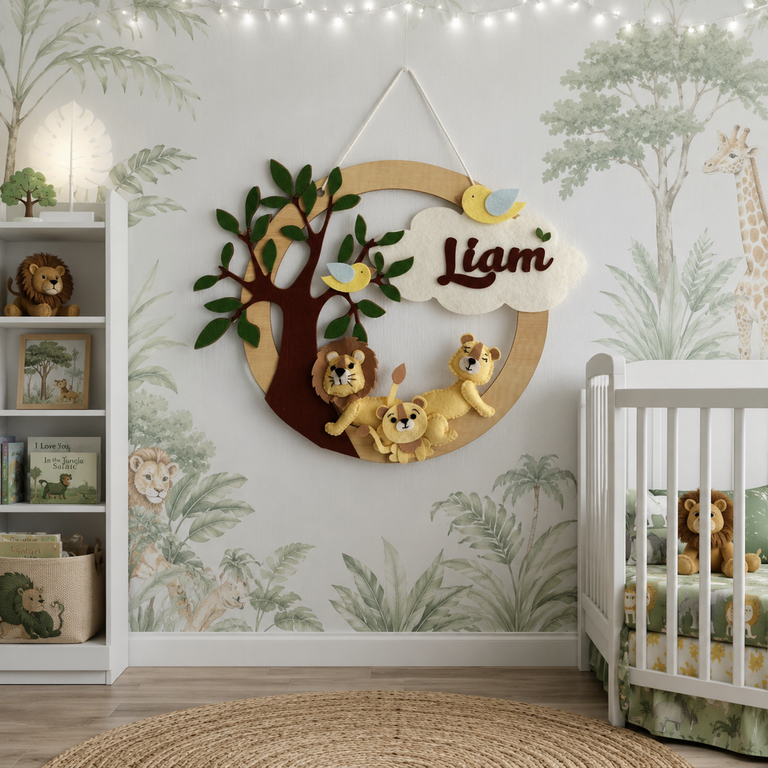 Babble Wrap King of the Jungle Name Hanging