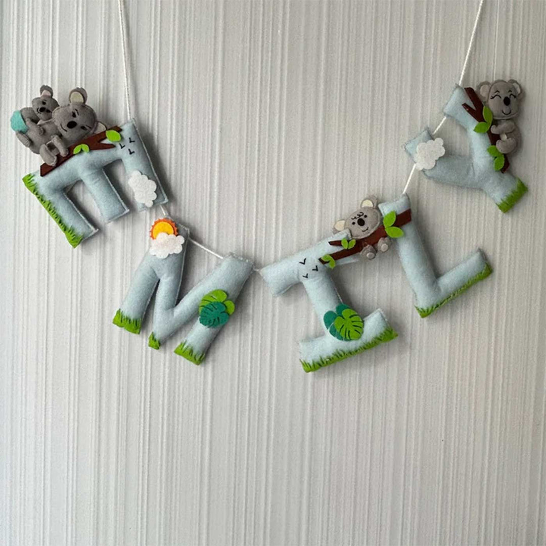 Babble Wrap Koala Sunshine Dreams Name Bunting/Garland
