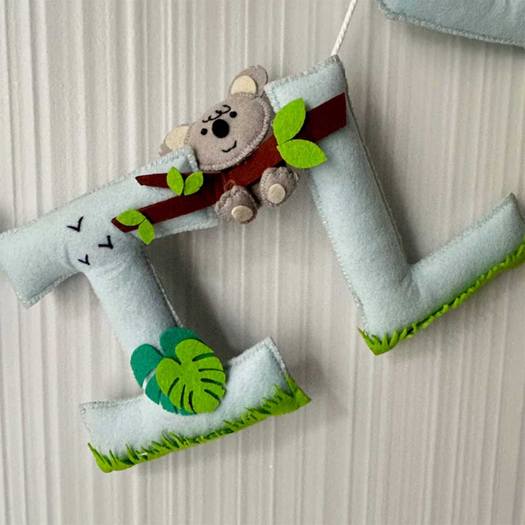 Babble Wrap Koala Sunshine Dreams Name Bunting/Garland