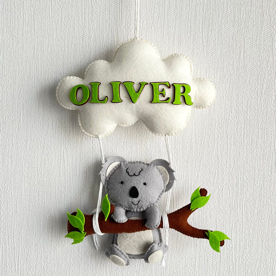 Babble Wrap  Koala's Cling Name Hanging