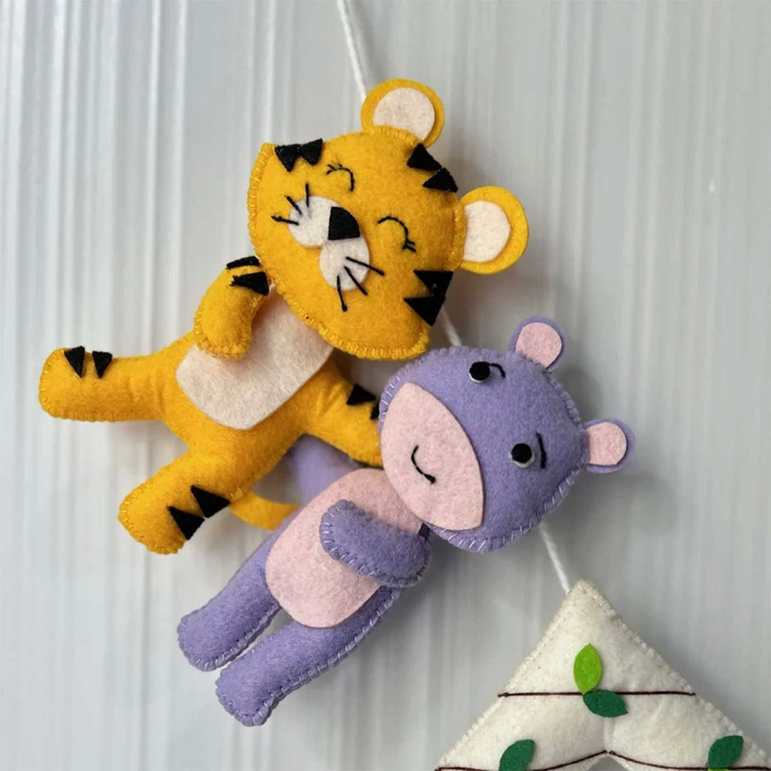Babble Wrap Little Jungle Tales – Ivory Safari Name Bunting/Garland