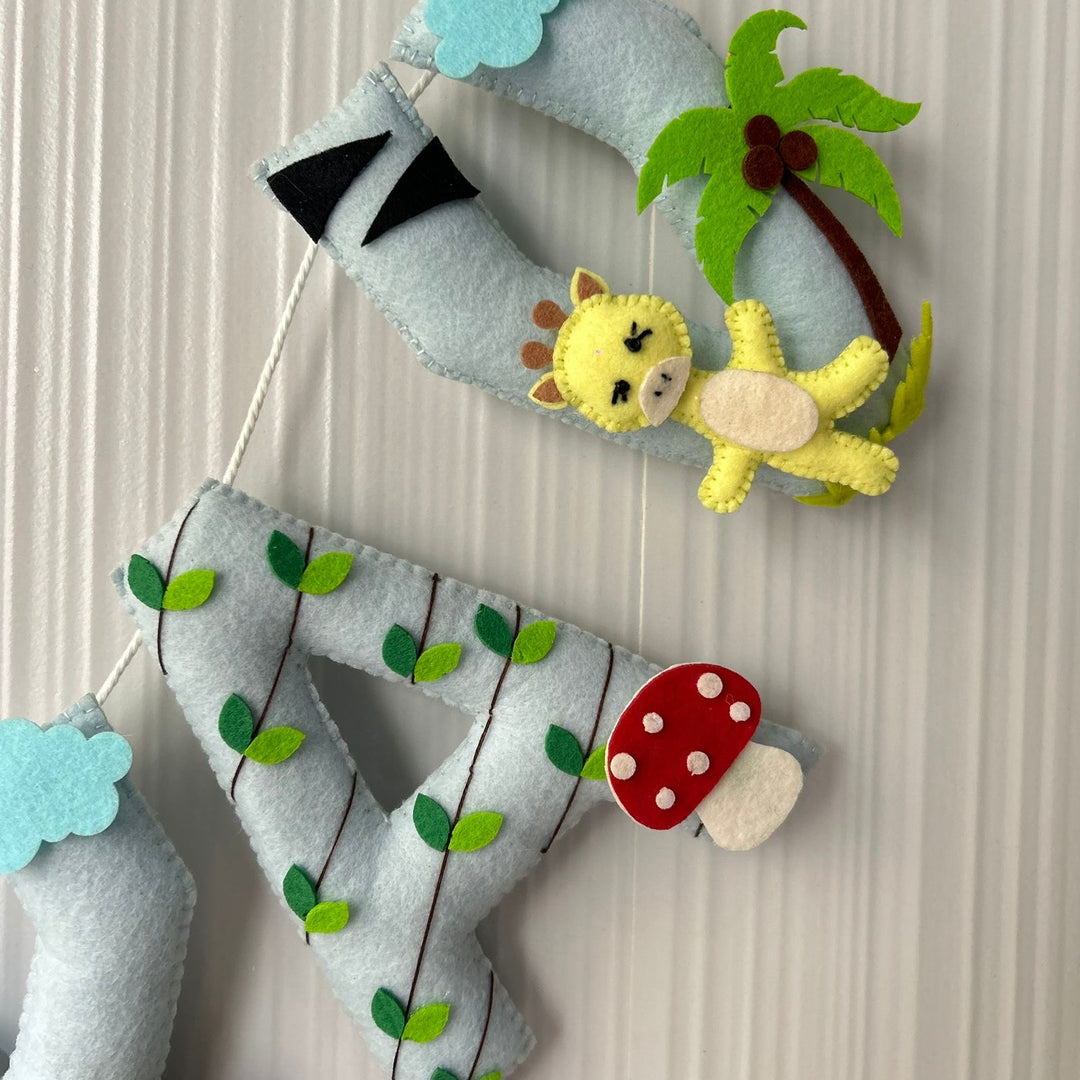Babble Wrap Little Jungle Tales – Sky Safari Name Bunting/Garland