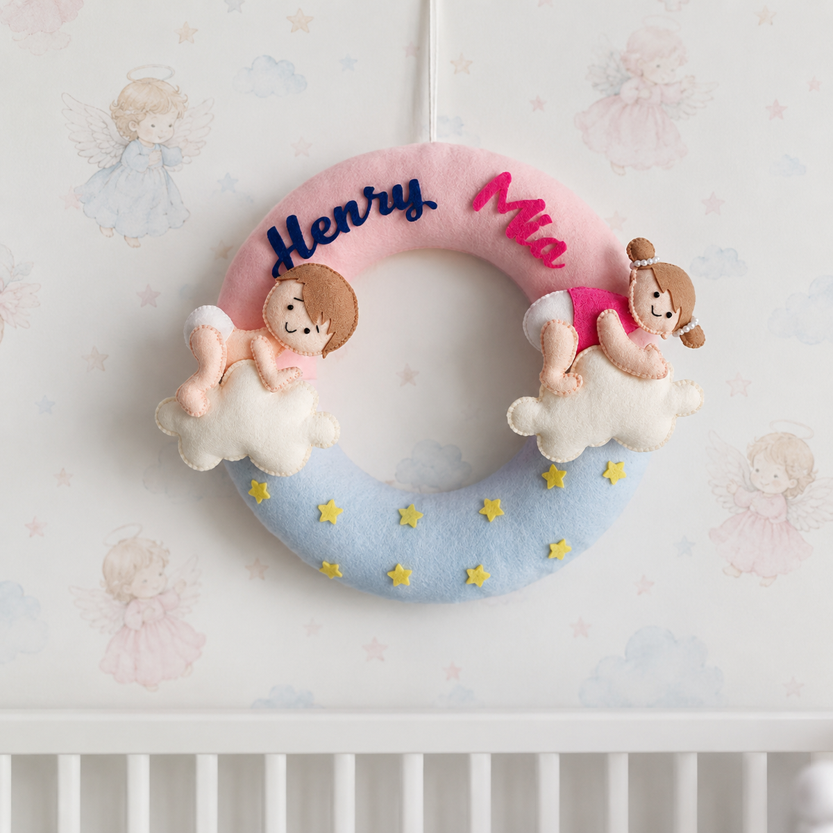 Babble Wrap Magic Moments Name Hanging