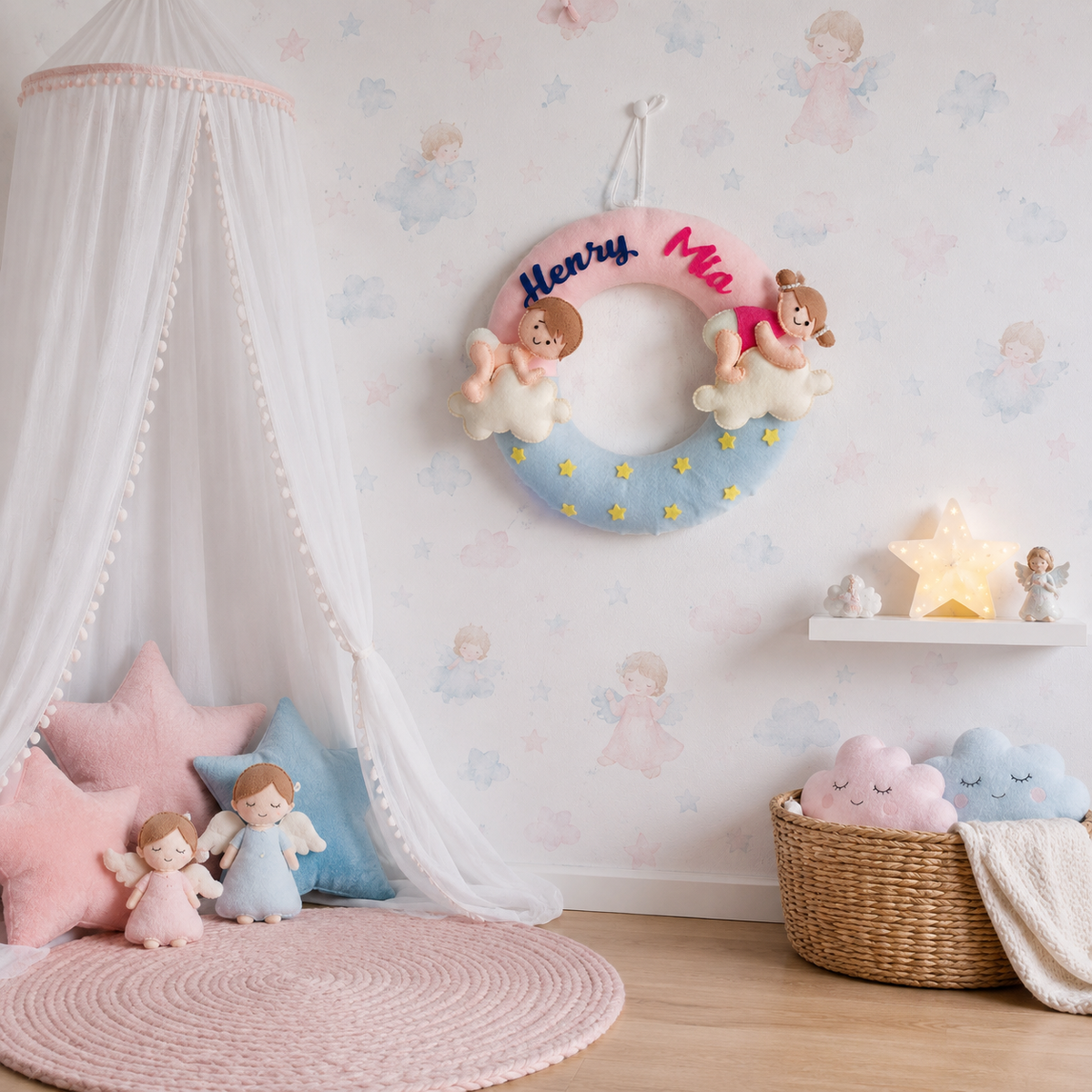Babble Wrap Magic Moments Name Hanging