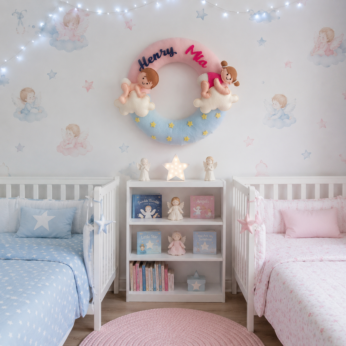 Babble Wrap Magic Moments Name Hanging