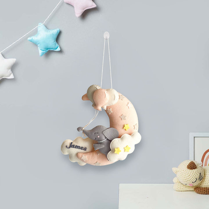Babble Wrap  Moonlit Jumbo Name Hanging