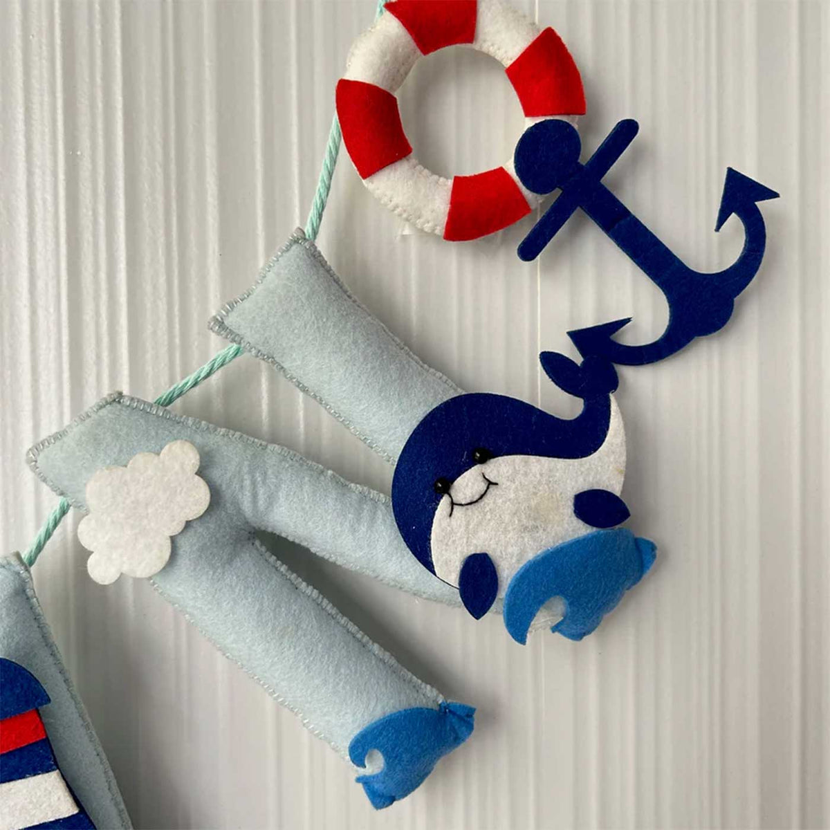Babble Wrap  Nautical Captain Bunting/Garland