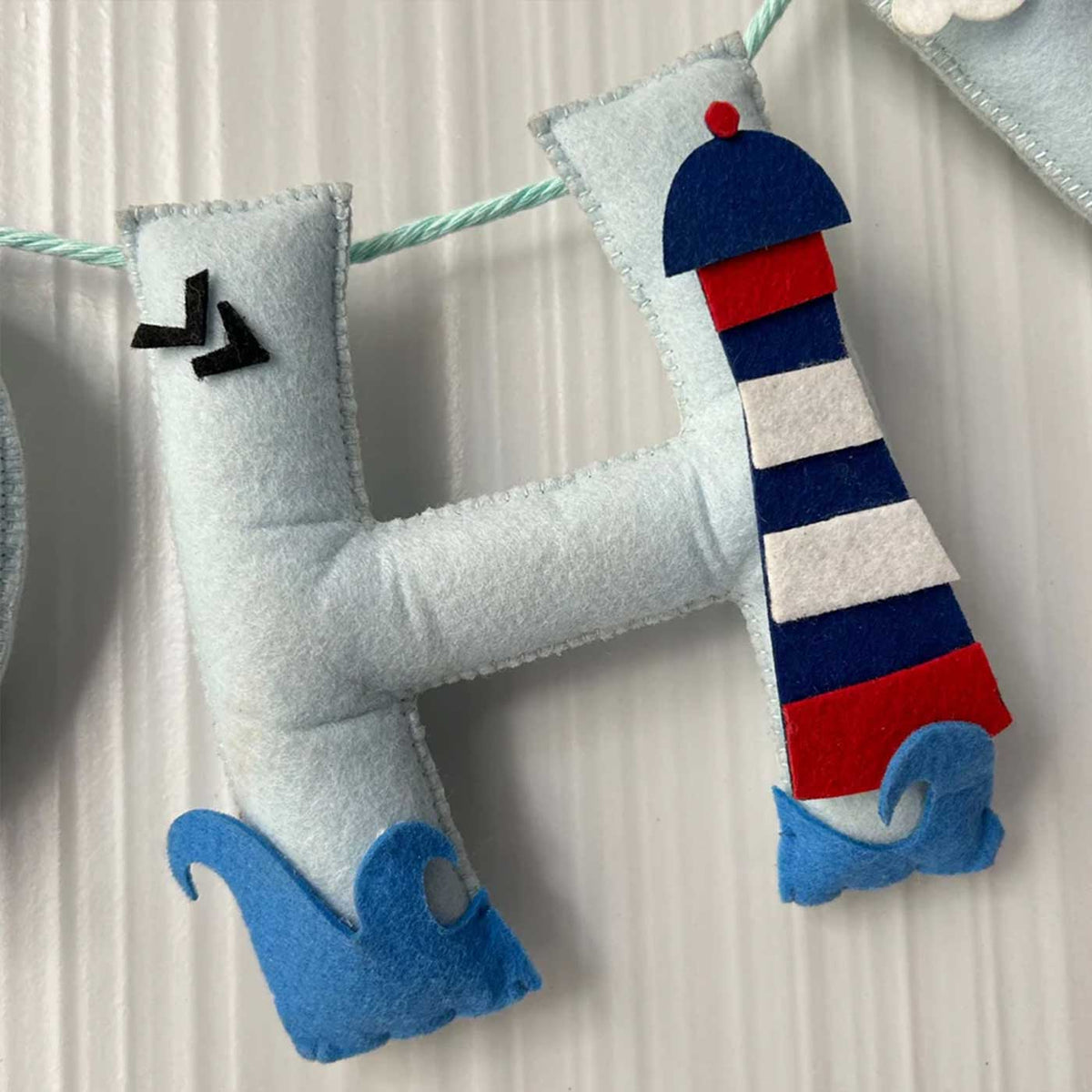Babble Wrap  Nautical Captain Bunting/Garland