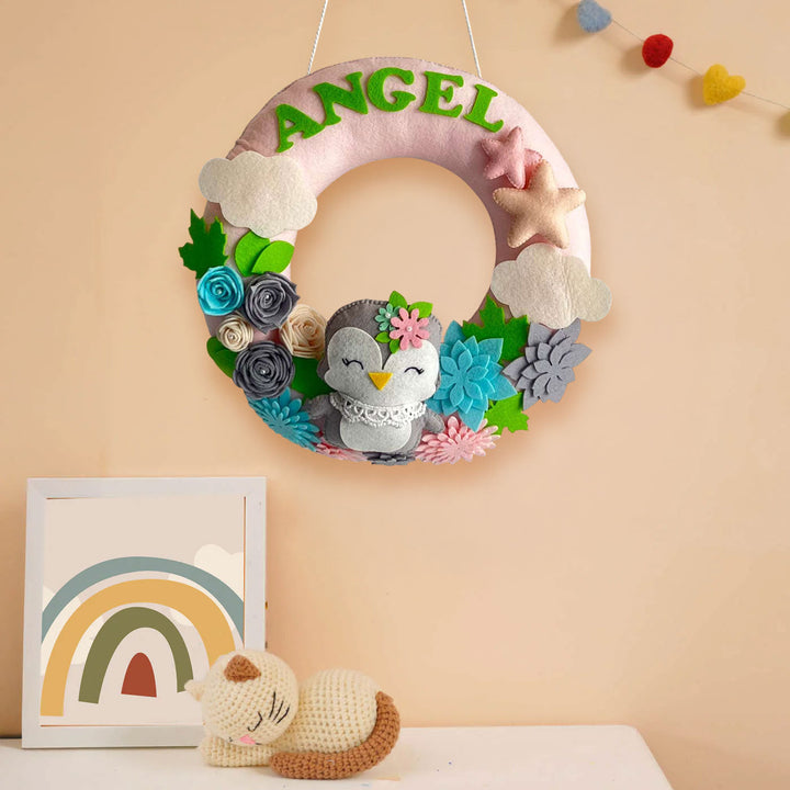 Babble Wrap  Penguin Parade Name Hanging