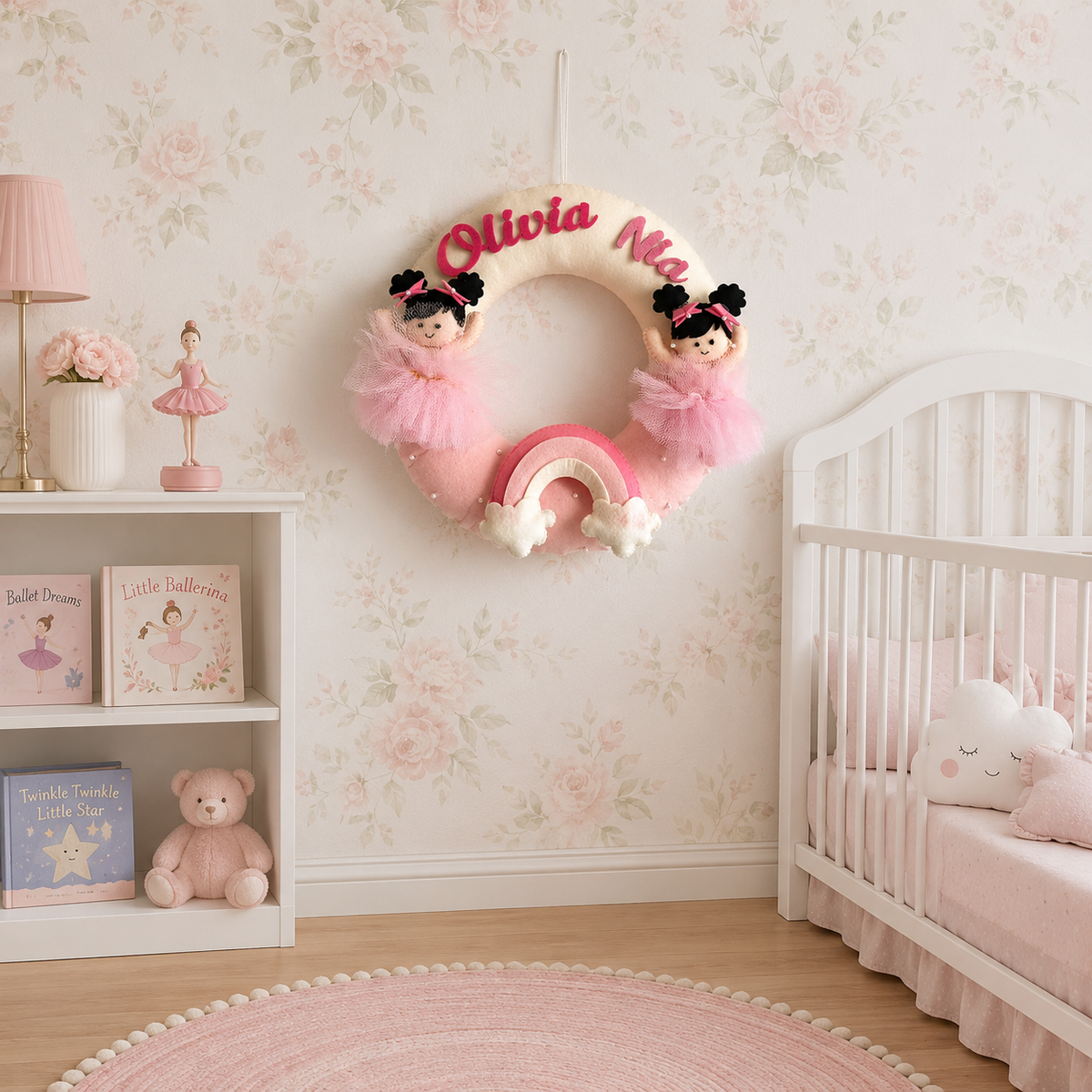 Babble Wrap Rainbow Duo Name Hanging