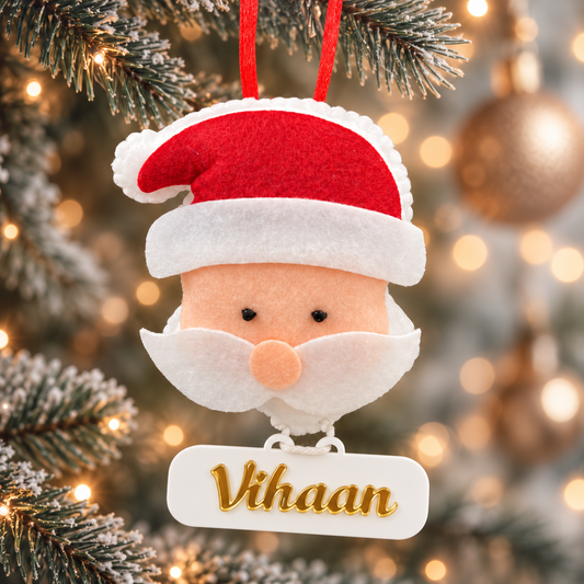 Santa Felt Ornament
