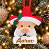 Starry Santa Felt Ornament